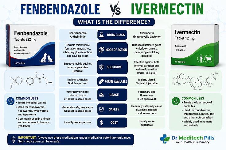 Fenbendazole Vs Ivermectin: What Is The Difference?